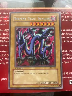 Yugioh Serpent Night Dragon MRL-103 Secret Rare 1st Edition NM - Image 1