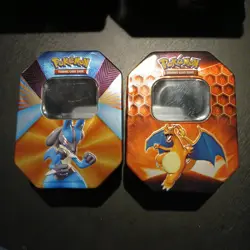 Pokemon V And Pokemon-GX Trading Card Game EMPTY TINS Lot of 2 - Image 1