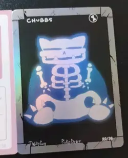 Pokederp Chubbs Snorlax X-ray 22/36 & 14/38 Pokemon Cards - Image 4