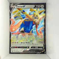 Zacian V SWSH018 SWSH: Sword & Shield Promo Cards Promo Holo English - Image 1