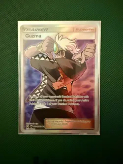 Guzma SV84/SV94 Full Art Trainer - Hidden Fates - Pokemon Card - NM - Image 1