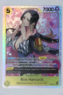 x1 Boa Hancock PRB02-017 SR ONE PIECE Card The Best 2 ONE PIECE CCG ENGLISH - Image 1