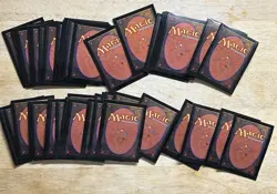 Lot of 80Ct Card Back Deck Protector Sleeves for Magic: The Gathering - Image 1