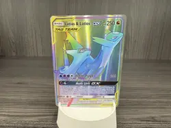 Pokemon Latias & Latios GX TCG Team Up Holo Card 190/181 Rainbow Secret Rare - Image 1