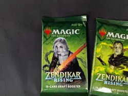 MTG Magic- Zendikar Rising 3x NEW SEALED Draft Card Booster Packs Each Artwork - Image 2