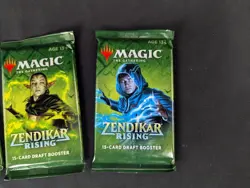 MTG Magic- Zendikar Rising 3x NEW SEALED Draft Card Booster Packs Each Artwork - Image 4