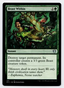 Beast Within [133] MIC Uncommon Non-Foil [MTG Card English] - Image 1