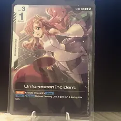 Unforeseen Incident - Tournament Participant - ST01-014 C NM - Gundam Card Game - Image 1