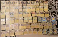 Pikachu Pokemon Tcg Card Lot Vintage Modern V Full Art Rare Holo 71 Cards - Image 1