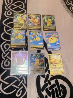 Pikachu Pokemon Tcg Card Lot Vintage Modern V Full Art Rare Holo 71 Cards - Image 5