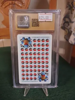 POKEMON PLAYING CARDS 1998 JPN BLUE 3D DECK-2 OF HEARTS - Image 2