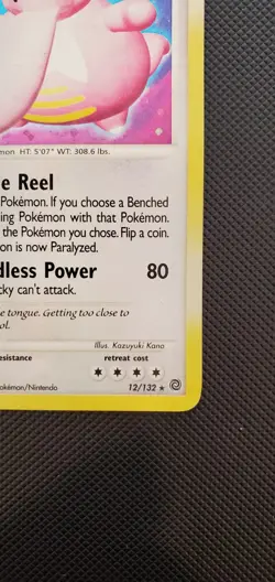 Lickilicky LV.46 12/132 Holo Secret Wonders Rare Pokemon Card Vintage TCG - Image 4