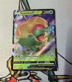 Appletun V Pokemon Card - Fusion Strike - 26/264 Pack Fresh! NM - Image 1
