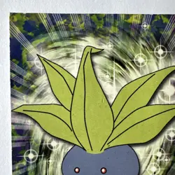 Oddish #43 - Topps Blue Logo - TV Series 1 - Pokemon Card - Image 2