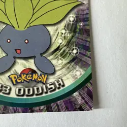 Oddish #43 - Topps Blue Logo - TV Series 1 - Pokemon Card - Image 4