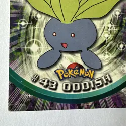 Oddish #43 - Topps Blue Logo - TV Series 1 - Pokemon Card - Image 5
