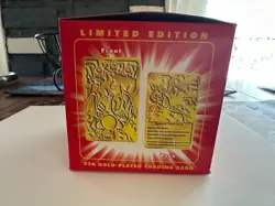 Pokemon Cards 23K Gold Plated CHARIZARD Trading Card 1999 Burger King Ball - - Image 2