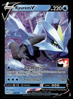 Pokemon TCG Prize Pack Series Cards #048/196 Kyurem V NM - Image 1