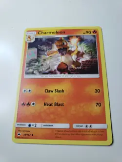 Pokemon TCG Charmeleon Burning Shadows 19/147 Regular Uncommon Card 2017 NM - Image 1