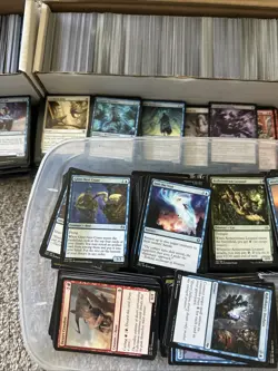 Magic The Gathering MTG Bulk Lot 21 Lbs Cards C U No Land Tokens. Commander - Image 4
