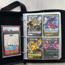 Pokemon Binder Collection 150 Cards + PSA 7 Omanyte 1996 - Image 1