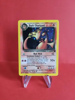 Pokemon Karte/card - Dark Charizard Glurak 4/82 - Rocket Set Holo - Excellent++ - Image 1