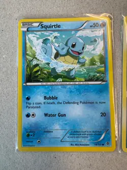 Squirtle Pokemon Card Lot Platinum 96/127 Plasma Blast 14/101 - Image 2