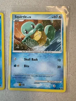 Squirtle Pokemon Card Lot Platinum 96/127 Plasma Blast 14/101 - Image 3