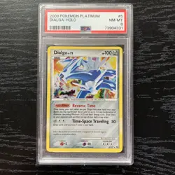 2009 Dialga 5/172 PSA 8 NM-MT Holo Rare Pokemon Card Platinum - Image 1