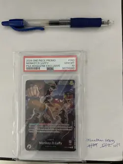 Monkey.D.Luffy (PSA Magazine) OP05-060 One Piece Promotion Cards Foil - Image 1