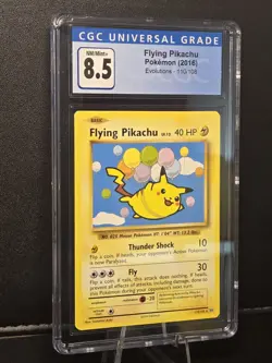 Flying Pikachu 110/108 XY Evolutions NM/Mint+ CGC 8.5 Graded Pokemon Card 2016 - Image 2