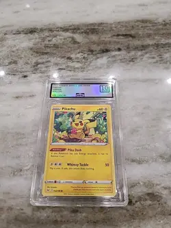 Pokemon Pikachu TCG Swsh11: Lost Origin Regular Common Card 52/196 MPE GEM/MT 10 - Image 1