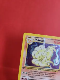 Pokemon Karte/card - Ninetales Vulnona 12/102 - Base Set Holo 1. Edition Played - Image 2
