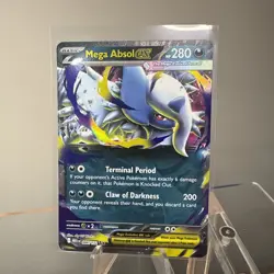 Mega Absol Ex Pokemon TCG Mega Evolution 086/132 LOT (2) CARDS - Image 3
