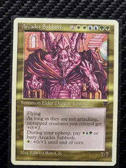 ARCADES SABBOTH - MAGIC THE GATHERING - CHRONICLES - RARE - Image 1