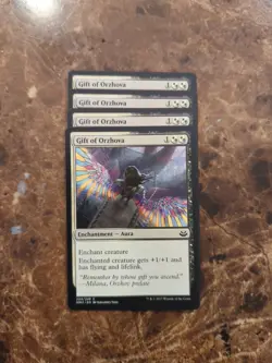 (4) Gift of Orzhova *PLAYSET* Modern Masters 2017 Regular NM MTG - Image 1