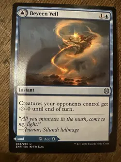 Magic the Gathering Foil Beyeen Veil Beyeen Coast Zendikar Rising MTG Pack Fresh - Image 1