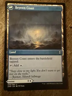 Magic the Gathering Foil Beyeen Veil Beyeen Coast Zendikar Rising MTG Pack Fresh - Image 2