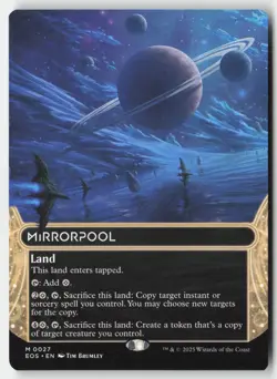 MTG - Mirrorpool (0027) (Borderless) M Edge of Eternities: Stellar Sights 27 LP- - Image 1
