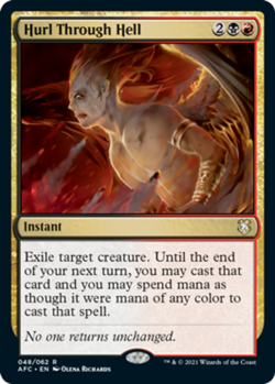 Near Mint x 1 Hurl Through Hell Commander: Adventures in the Forgotten Realms - Image 1