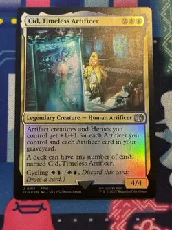 Cid, Timeless Artificer (0411) Final Fantasy Foil - Image 1