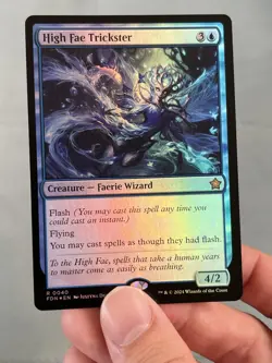 High Fae Trickster #40 Magic: The Gathering Foundations VLP Foil mtg - Image 3