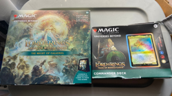 Magic the Gathering Lord of the Rings Riders of Rohan Commander Deck + scene box - Image 1