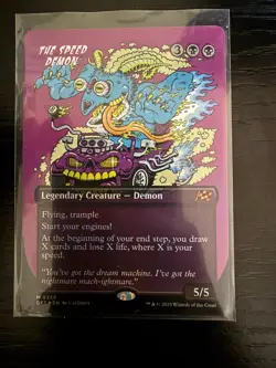The Speed Demon Borderless Aetherdrift *Foil* NM MTG - Image 1