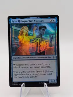 Magic the Gathering Spiderman | Lyla Holographic Assistant FOIL | Pack fresh NM - Image 1