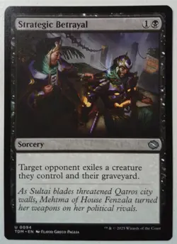 Strategic Betrayal *Uncommon* Magic MtG x1 Tarkir Dragonstorm - Image 1