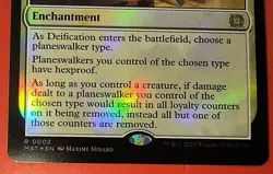 Deification FOIL, March of the Machine: Aftermath, MTG NM/M - Image 2