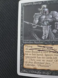 5 Revised Signed Autograph Douglas Shuler Cards Hypnotic Specter Uthden Troll. - Image 3