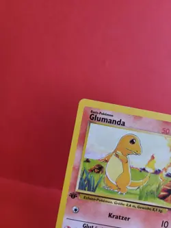 Pokemon Karten Sammlung - Starter Glumanda 48/102 1. Edition Base Exc-Near Mint - Image 2