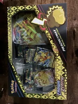 Pokemon TCG Sword & Shield Game Crown Zenith Pikachu VMAX Special Collection Box 820650851889 - Image 5